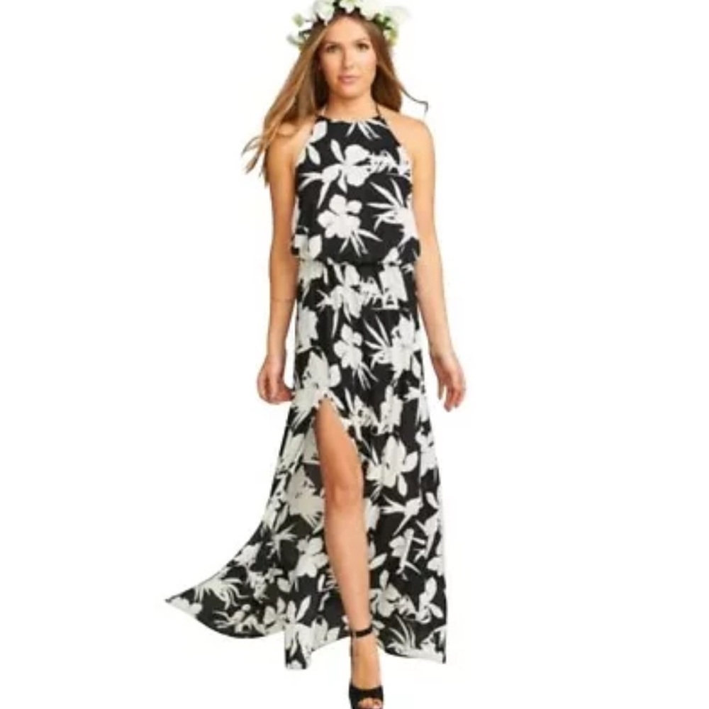 Show Me Your MuMu Lilly Collin Halter Dress. Sz S